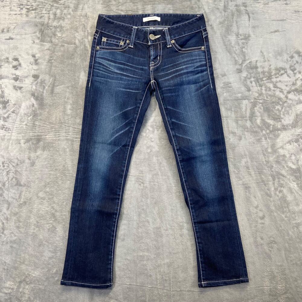 New MOUSSY Women's Skinny Jeans Size 25 Blue Dark‎ Wash Denim
